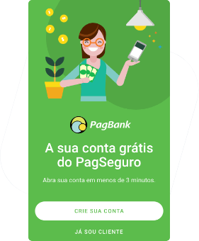 banner conta grátis pagbank app