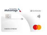 cartao de credito Santander AAdvantage png