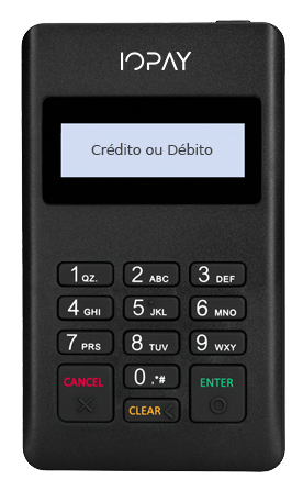 imagem da maquininha io pocket i png