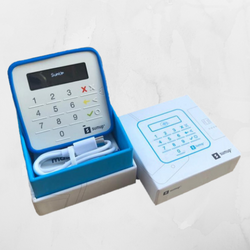 Kit SumUp Top Maquininha em fundo cinza