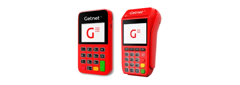 Maquininha Getnet Get Renova em Fundo Transparente