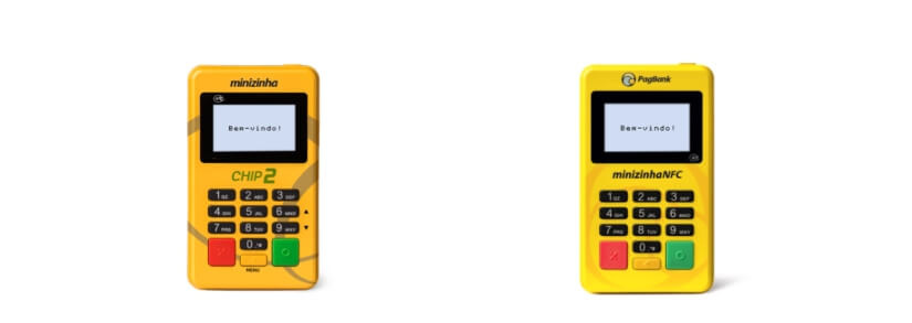 Maquininha Minizinha Chip 2 e Minizinha NFC