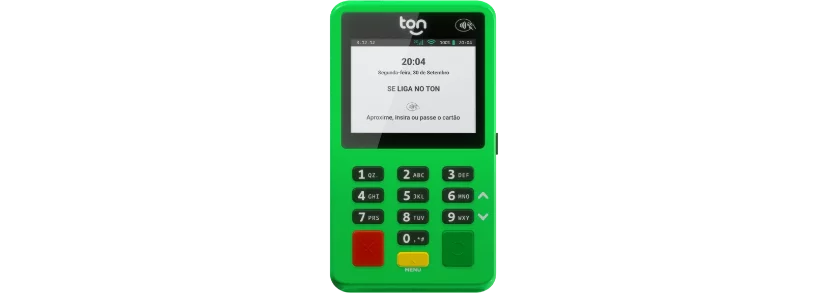 Conheça a maquininha T1 Chip | Ton