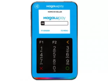 Maquininha MagaluPay Mini imagem da máquina de cartão magalupay modelo mini png