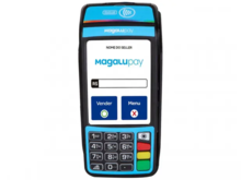 Maquininha MagaluPay Super imagem da máquina de cartão magalupay modelo super png